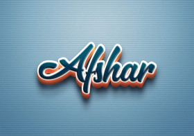 Cursive Name DP: Afshar