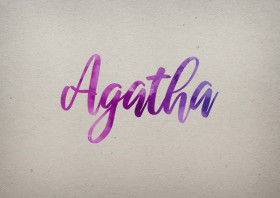 Agatha Watercolor Name DP