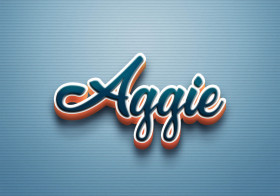 Cursive Name DP: Aggie