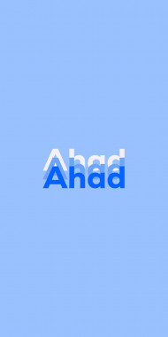Name DP: Ahad