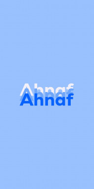 Name DP: Ahnaf