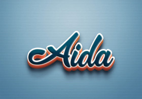 Cursive Name DP: Aida