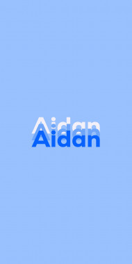 Name DP: Aidan