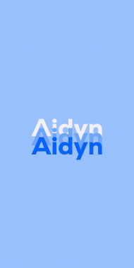 Name DP: Aidyn