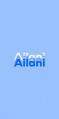 Name DP: Ailani