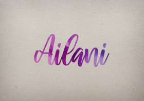 Ailani Watercolor Name DP