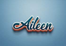 Cursive Name DP: Aileen