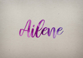 Ailene Watercolor Name DP