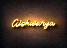 Glow Name Profile Picture for Aishwarya