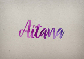 Aitana Watercolor Name DP