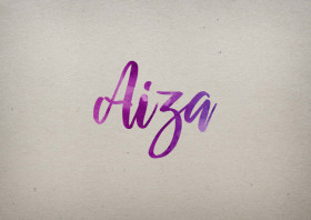 Aiza Watercolor Name DP
