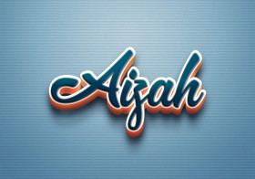 Cursive Name DP: Aizah