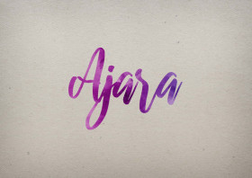 Ajara Watercolor Name DP