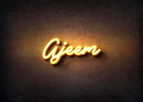 Glow Name Profile Picture for Ajeem