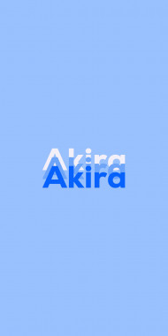 Name DP: Akira
