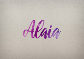 Alaia Watercolor Name DP