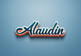 Cursive Name DP: Alaudin