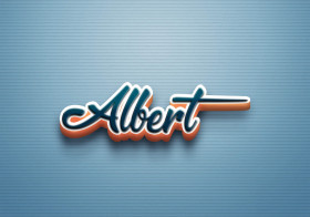 Cursive Name DP: Albert
