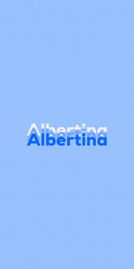 Name DP: Albertina