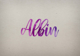 Albin Watercolor Name DP