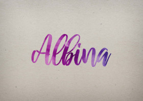 Albina Watercolor Name DP