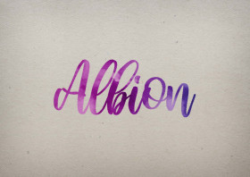 Albion Watercolor Name DP