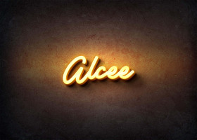 Glow Name Profile Picture for Alcee