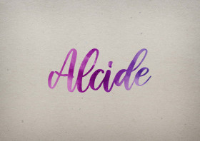 Alcide Watercolor Name DP