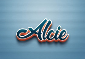 Cursive Name DP: Alcie