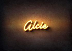 Glow Name Profile Picture for Alcie