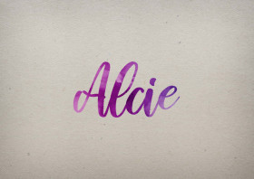 Alcie Watercolor Name DP