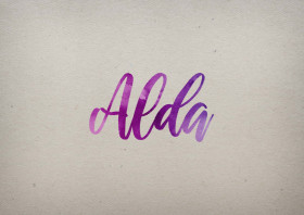 Alda Watercolor Name DP