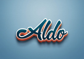 Cursive Name DP: Aldo