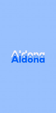 Name DP: Aldona