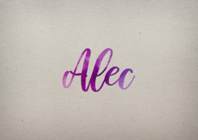 Alec Watercolor Name DP
