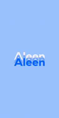 Name DP: Aleen