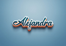 Cursive Name DP: Alejandra