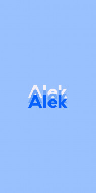 Name DP: Alek