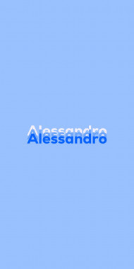 Name DP: Alessandro