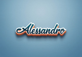 Cursive Name DP: Alessandro