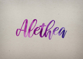 Alethea Watercolor Name DP