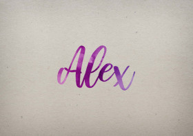 Alex Watercolor Name DP