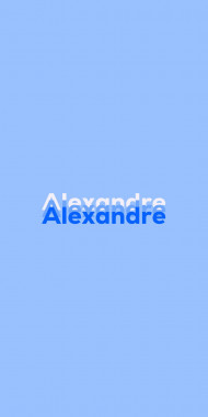 Name DP: Alexandre