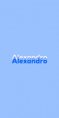 Name DP: Alexandro