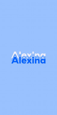 Name DP: Alexina