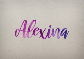 Alexina Watercolor Name DP