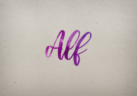 Alf Watercolor Name DP