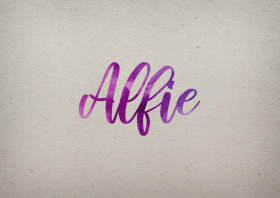 Alfie Watercolor Name DP