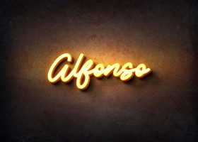 Glow Name Profile Picture for Alfonso