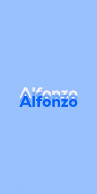 Name DP: Alfonzo